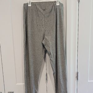 Garnet Hill Gray Maternity Pull On Pants Size 8